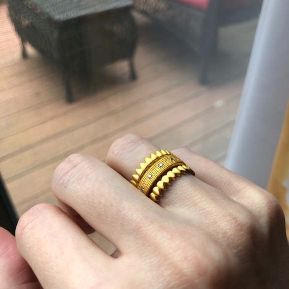 1 LEFT! Freida Rothman Crown Rings Sz 6 NWT - Picture 7 of 7